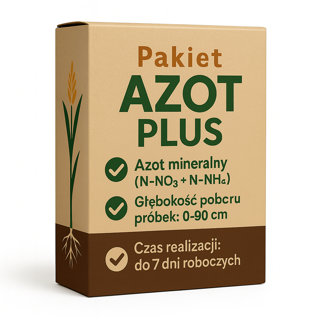 Badanie gleby Pakiet AZOT PLUS