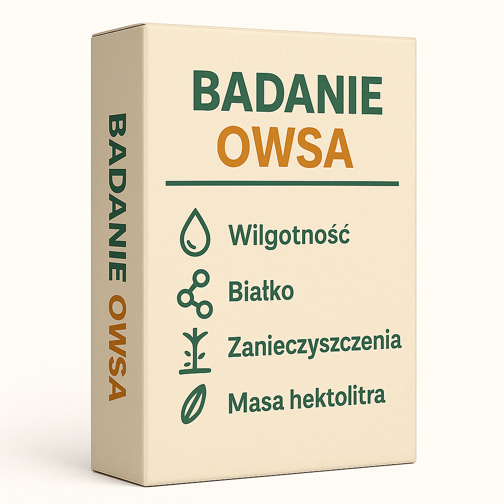 Badanie owsa packshot