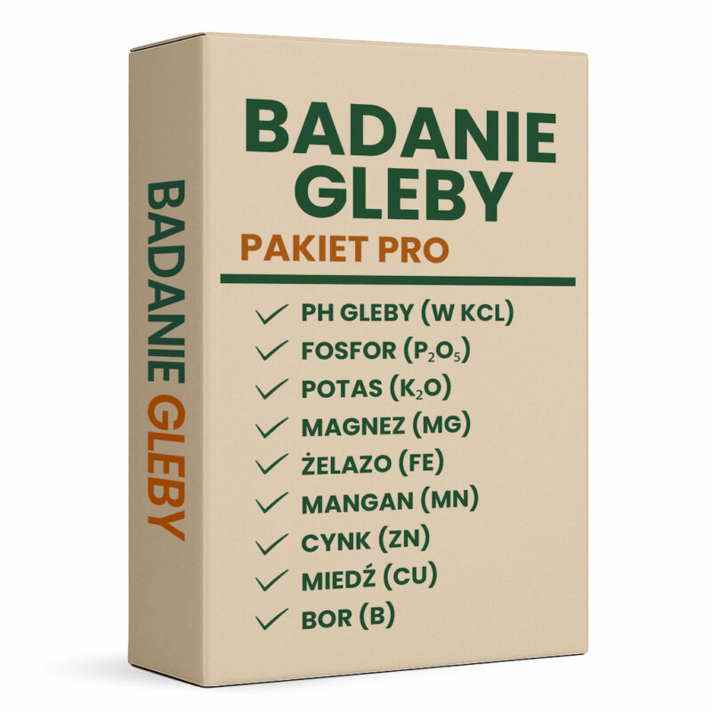 Badanie gleby pakiet pro - packshot